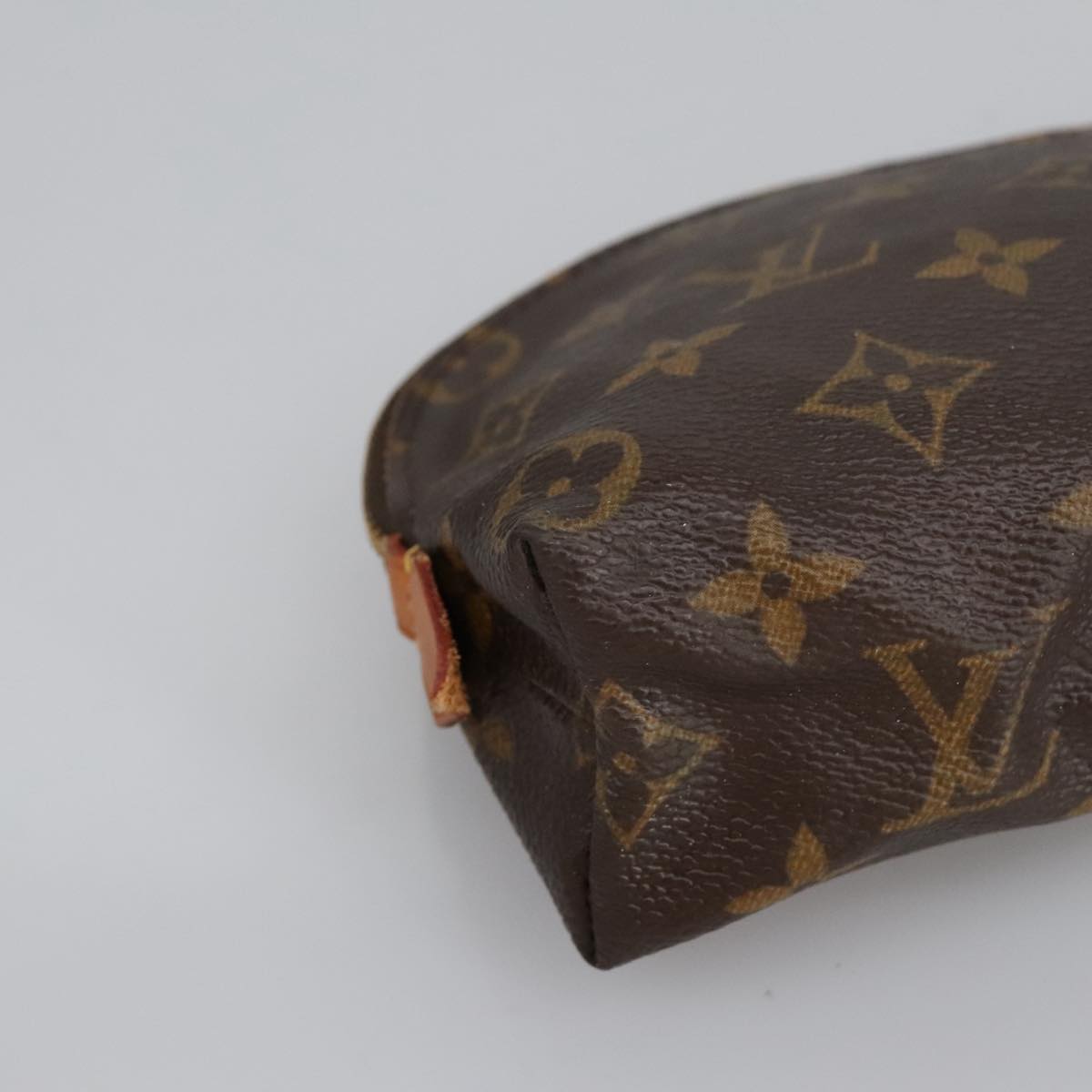 LOUIS VUITTON Monogram Pochette Cosmetic PM Cosmetic Pouch M47515 LV Auth 90457