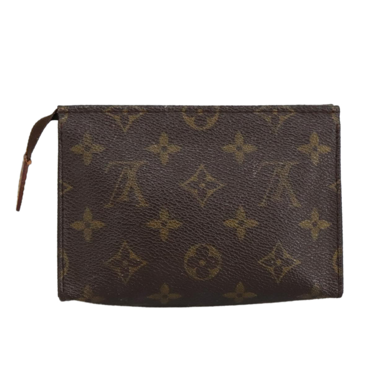 LOUIS VUITTON Monogram Poche Toilette 15 Pouch M47546 LV Auth 90458