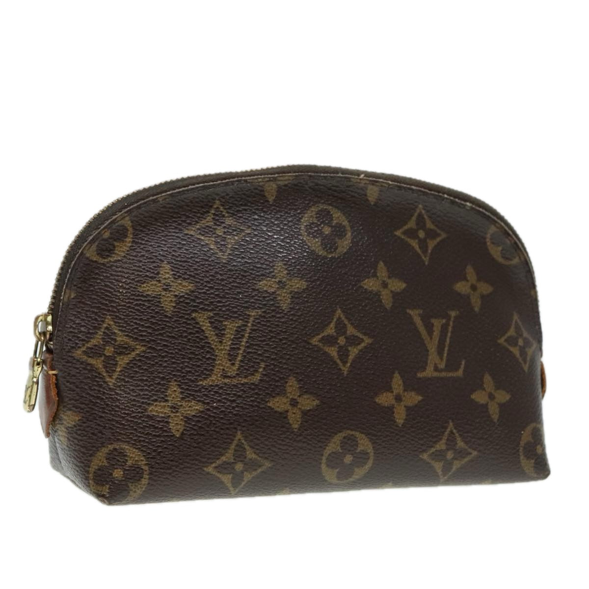 LOUIS VUITTON Monogram Pochette Cosmetic PM Cosmetic Pouch M47515 Auth 90461