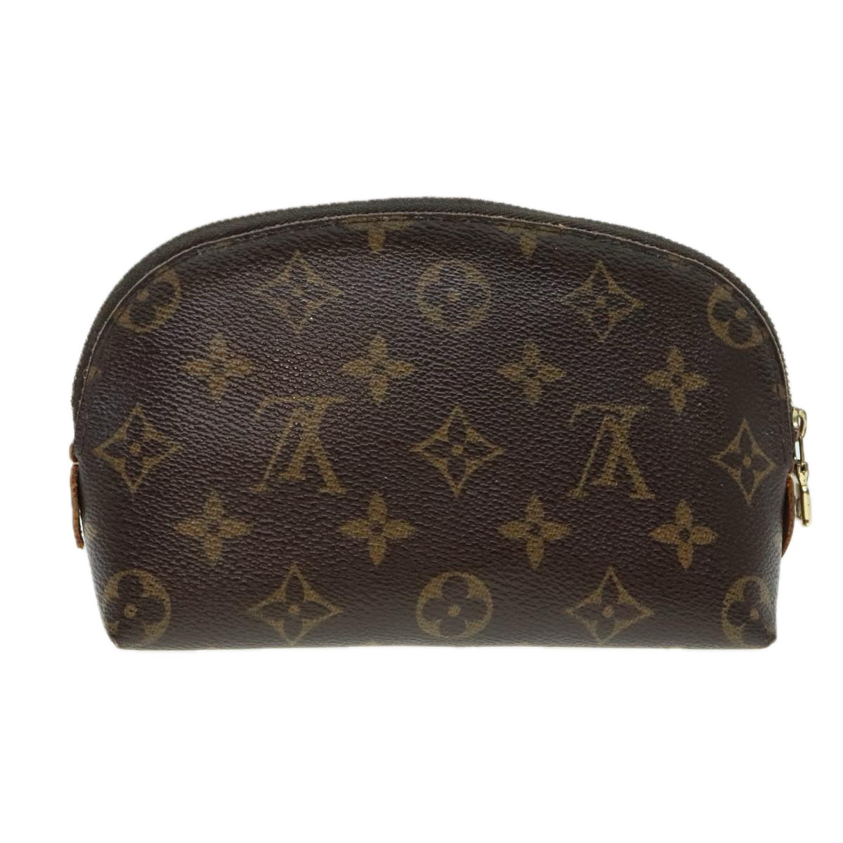 LOUIS VUITTON Monogram Pochette Cosmetic PM Cosmetic Pouch M47515 Auth 90461