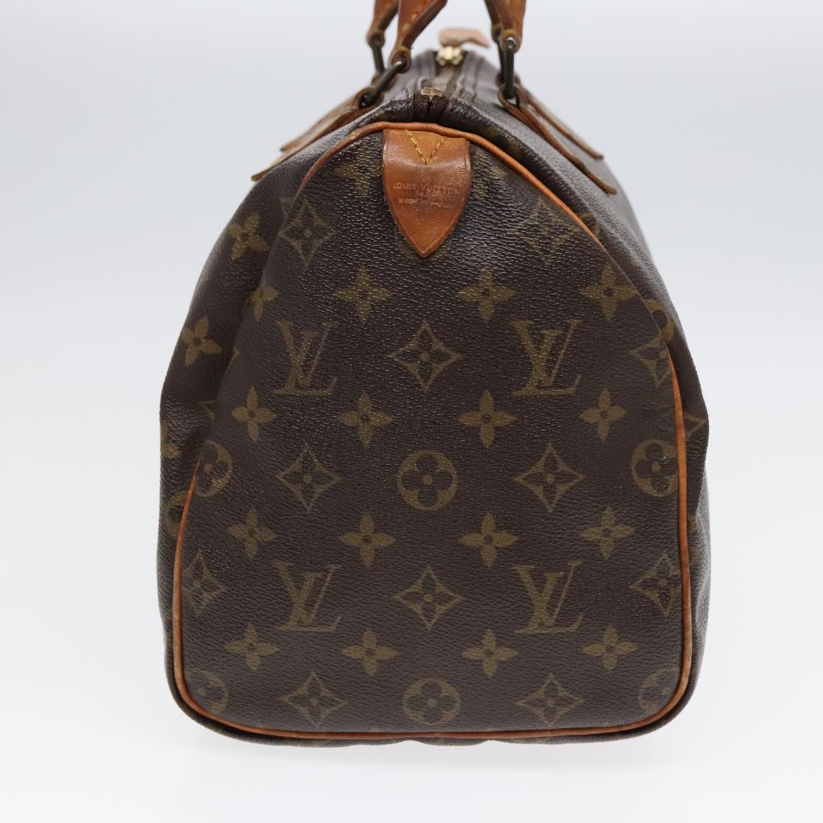 LOUIS VUITTON Monogram Speedy 30 Hand Bag M41526 LV Auth 90467