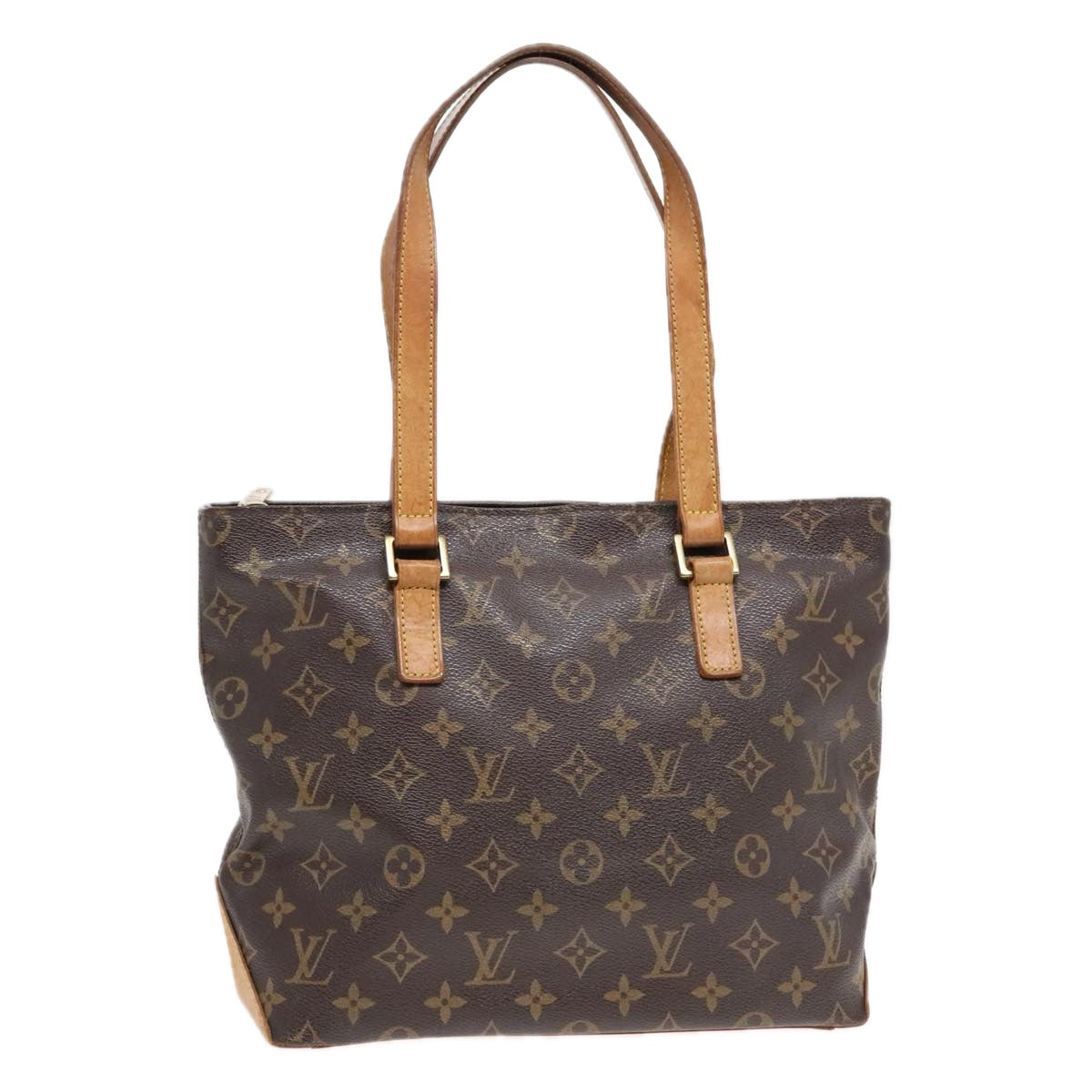 LOUIS VUITTON Monogram Cabas Piano Tote Bag M51148 LV Auth 90494