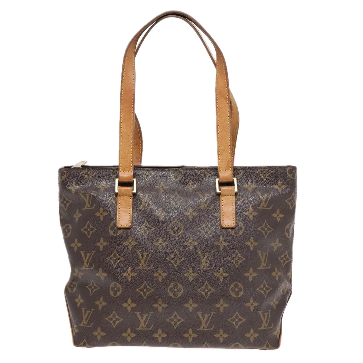 LOUIS VUITTON Monogram Cabas Piano Tote Bag M51148 LV Auth 90494