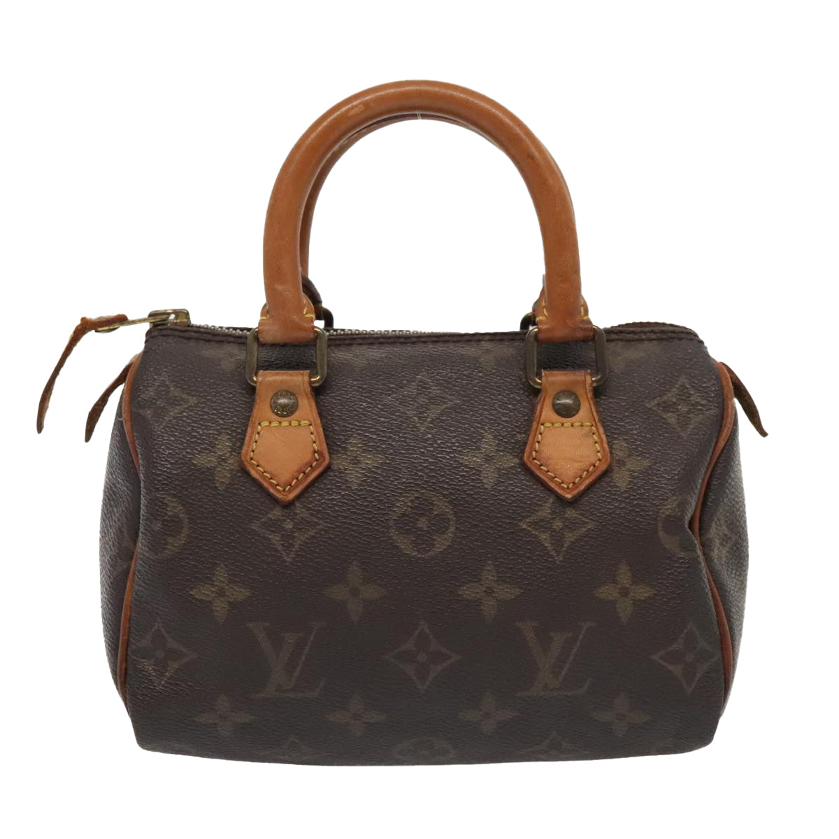 LOUIS VUITTON Monogram Mini Speedy Bandouliere Japon 88 Bag M99014 Auth 90497