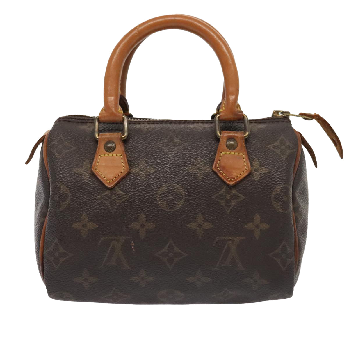 LOUIS VUITTON Monogram Mini Speedy Bandouliere Japon 88 Bag M99014 Auth 90497