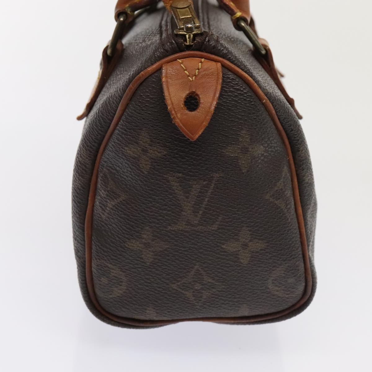 LOUIS VUITTON Monogram Mini Speedy Bandouliere Japon 88 Bag M99014 Auth 90497