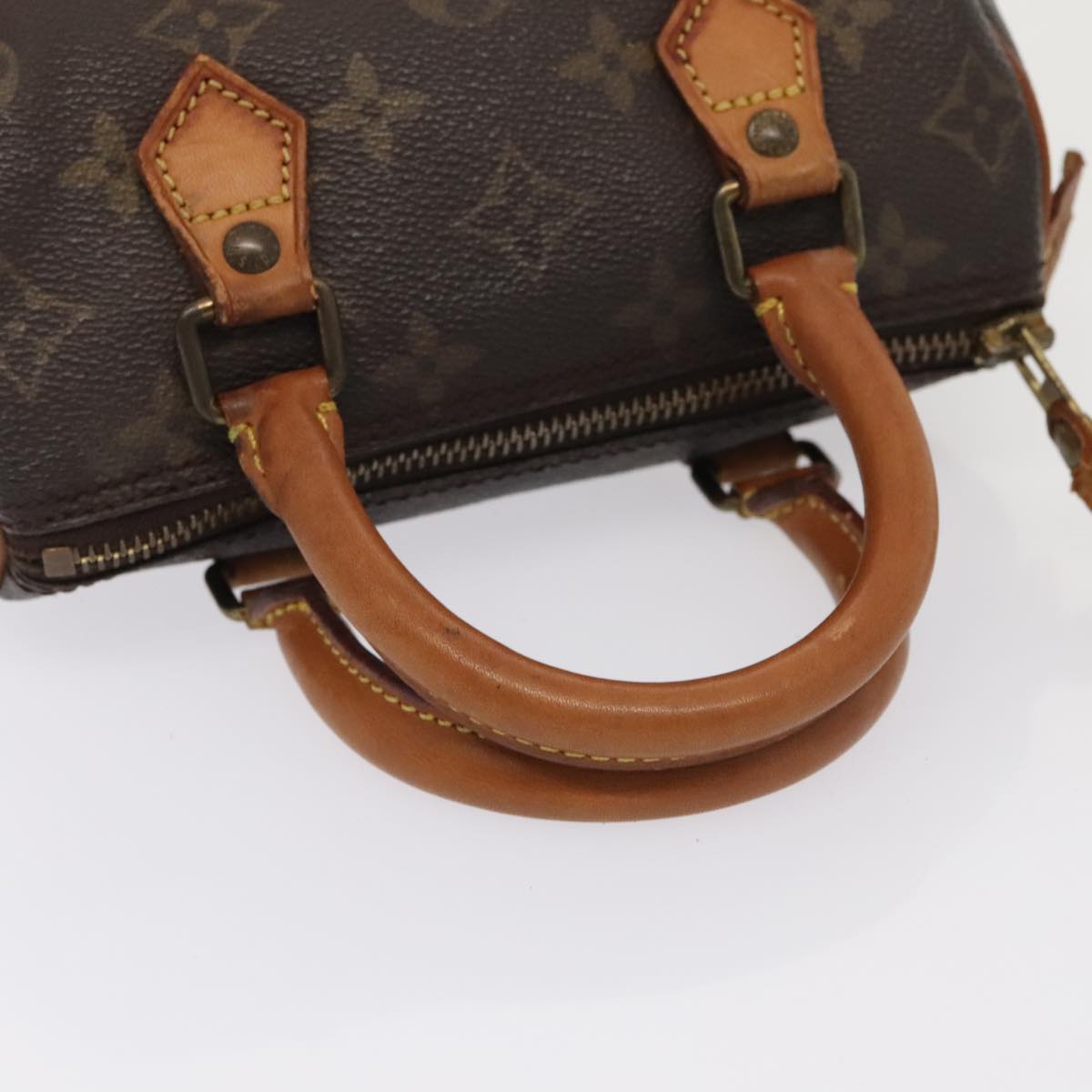 LOUIS VUITTON Monogram Mini Speedy Bandouliere Japon 88 Bag M99014 Auth 90497