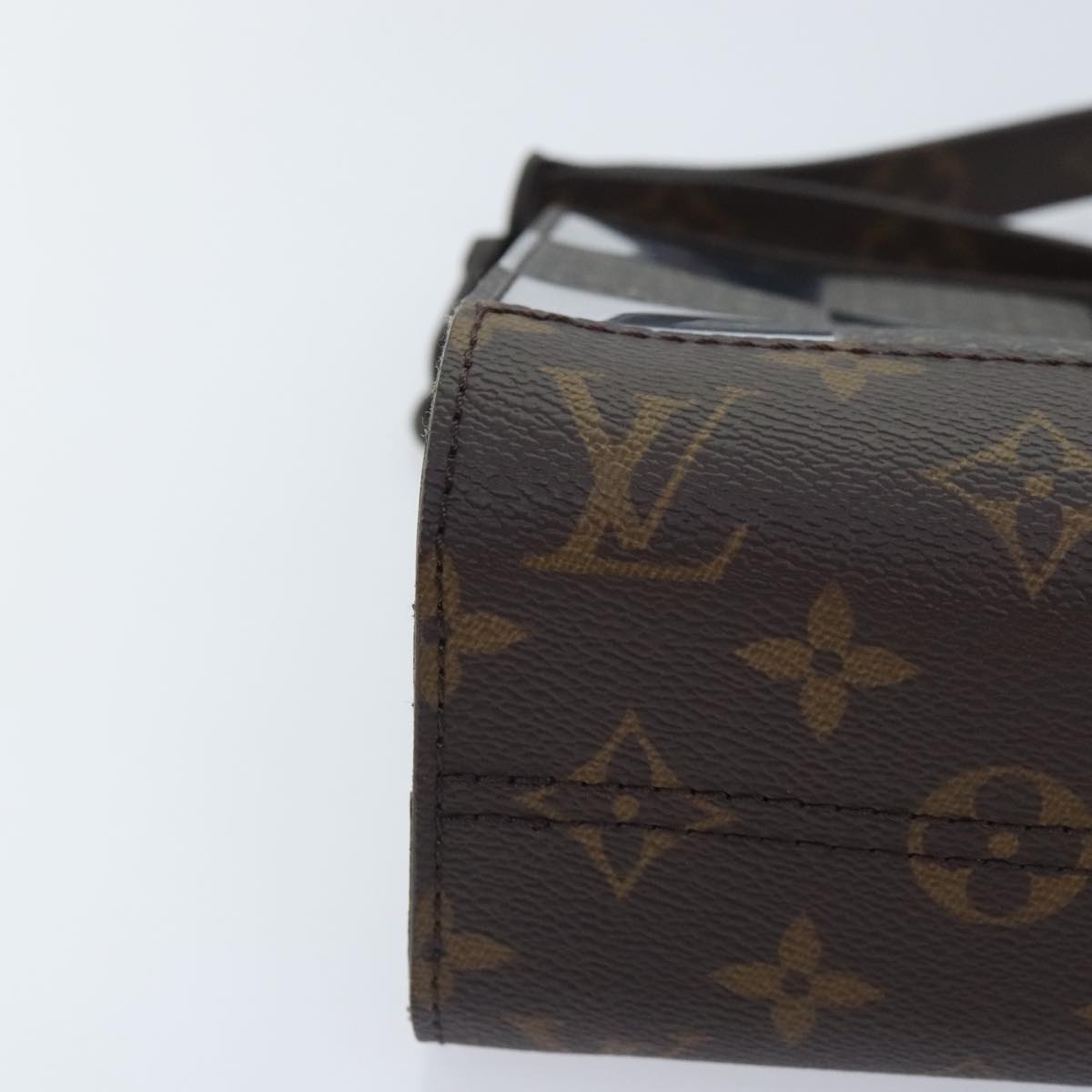 LOUIS VUITTON Monogram Chess Stand Pouch M81588 LV Auth 90498S