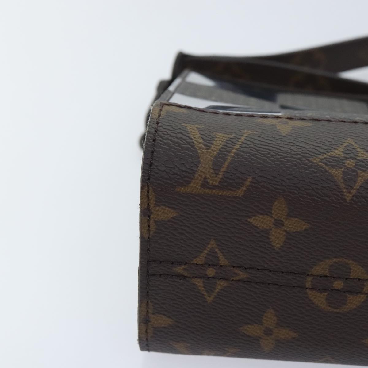 LOUIS VUITTON Monogram Chess Stand Pouch M81588 LV Auth 90498SM