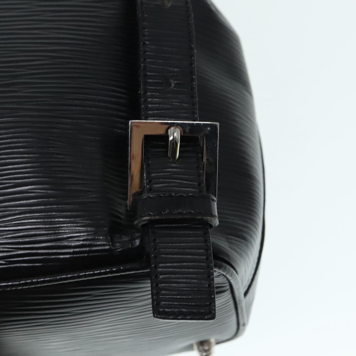 FENDI Backpack Leather Black Auth 90504