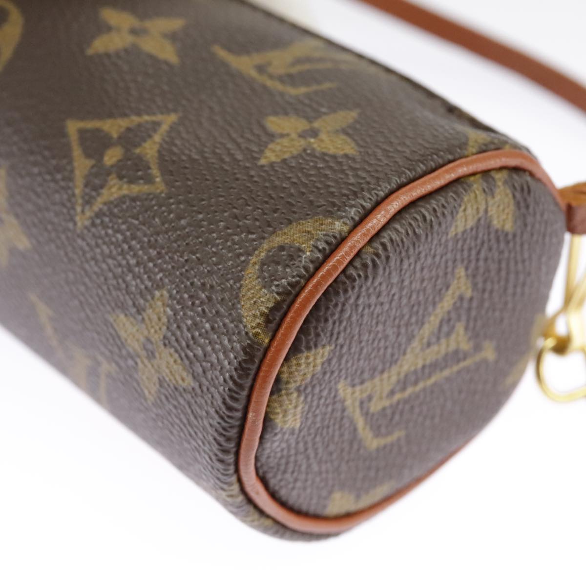 LOUIS VUITTON Monogram Papillon Pouch LV Auth 90520