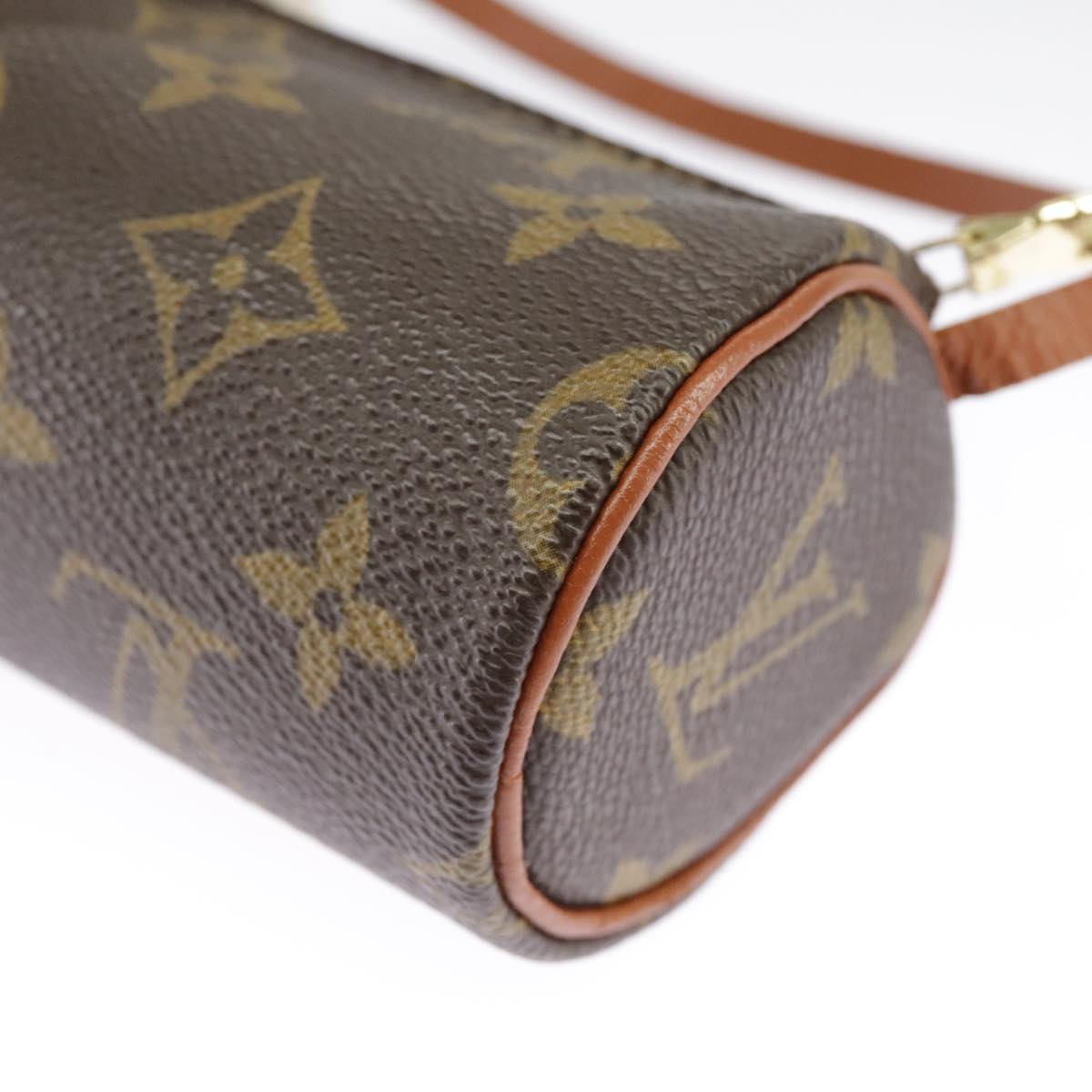 LOUIS VUITTON Monogram Papillon Pouch LV Auth 90520