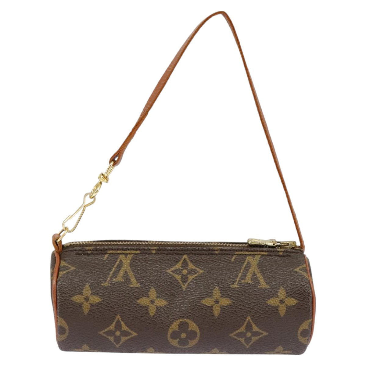 LOUIS VUITTON Monogram Papillon Pouch LV Auth 90520