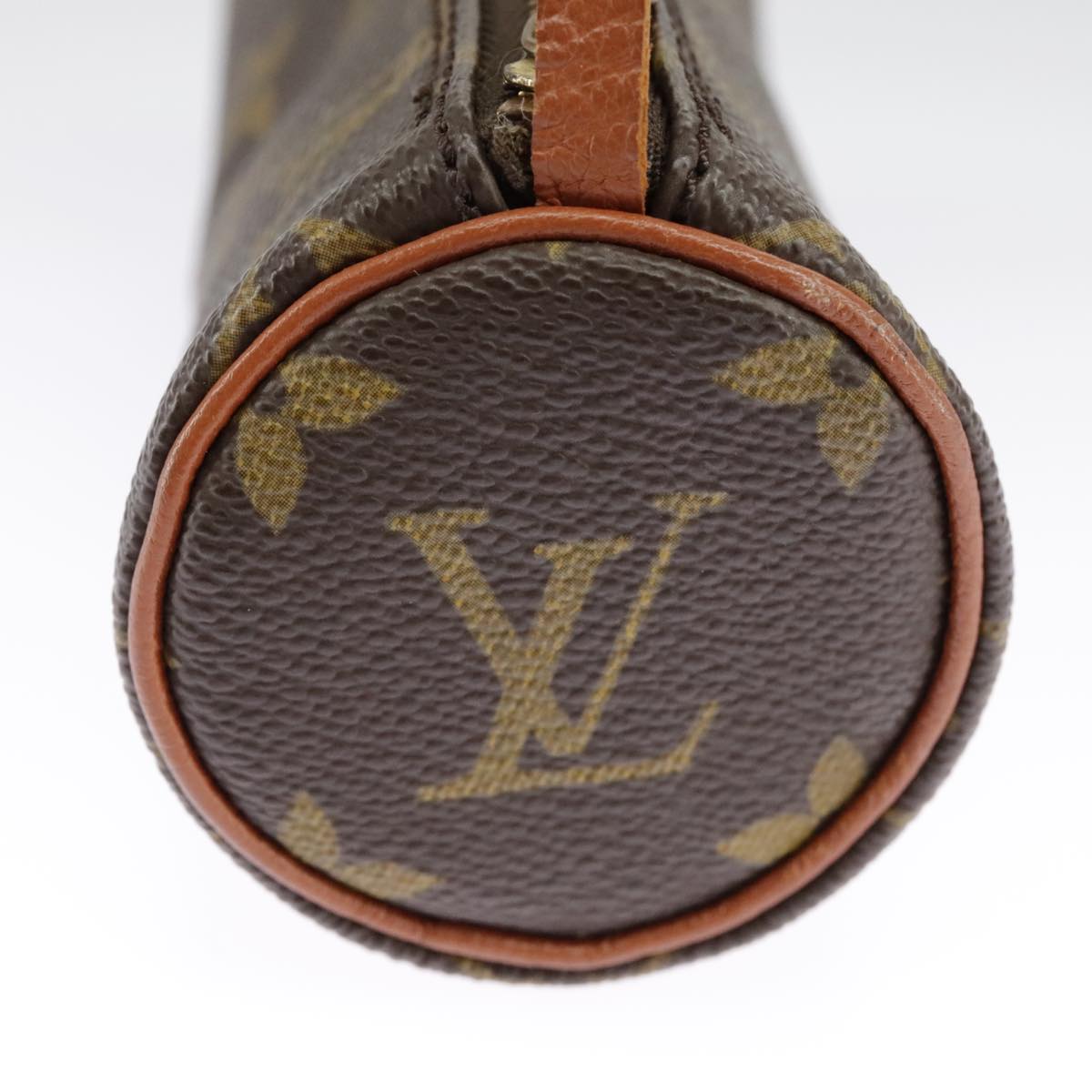 LOUIS VUITTON Monogram Papillon Pouch LV Auth 90520