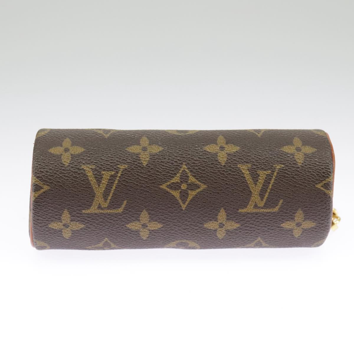 LOUIS VUITTON Monogram Papillon Pouch LV Auth 90520