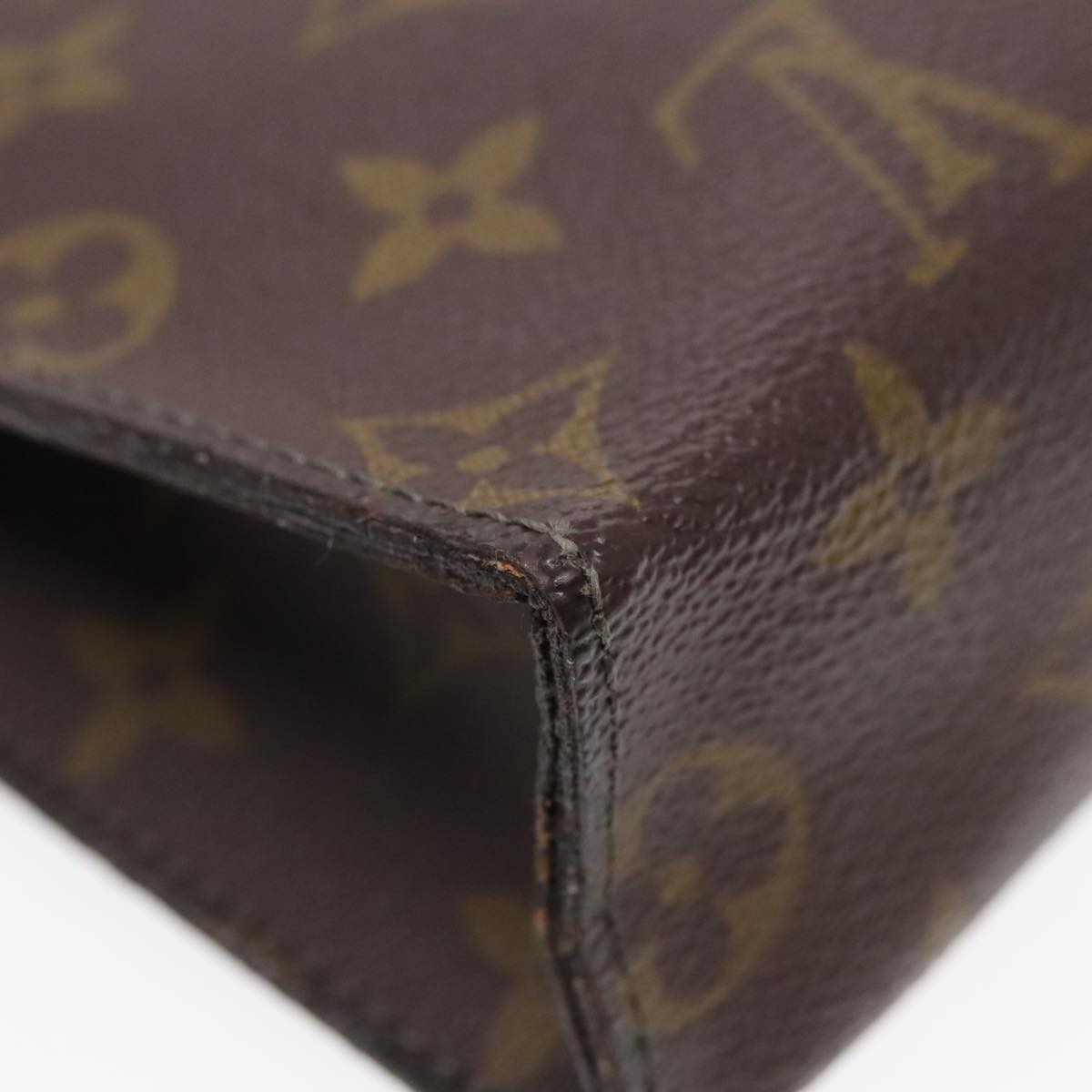 LOUIS VUITTON Monogram Poche Toilette 26 Pouch Vintage M47542 LV Auth 90531