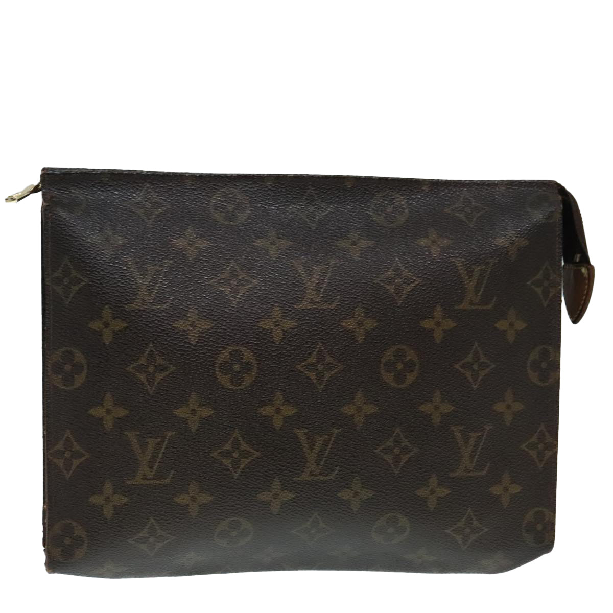 LOUIS VUITTON Monogram Poche Toilette 26 Pouch M47542 LV Auth 90540