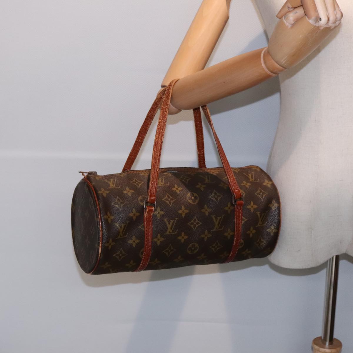 LOUIS VUITTON Monogram Papillon 30 Hand Bag Vintage M51385 LV Auth 90545