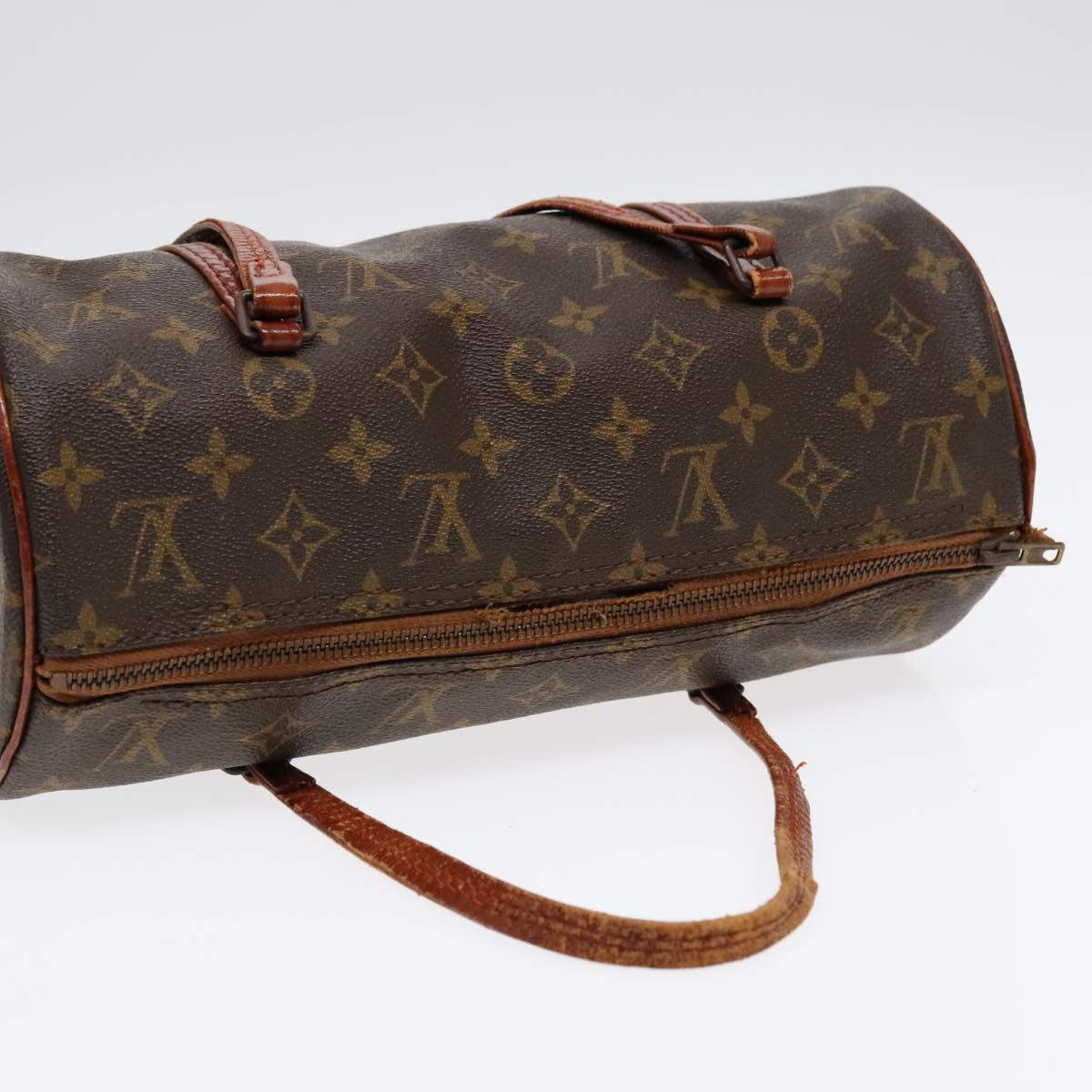 LOUIS VUITTON Monogram Papillon 30 Hand Bag Vintage M51385 LV Auth 90545