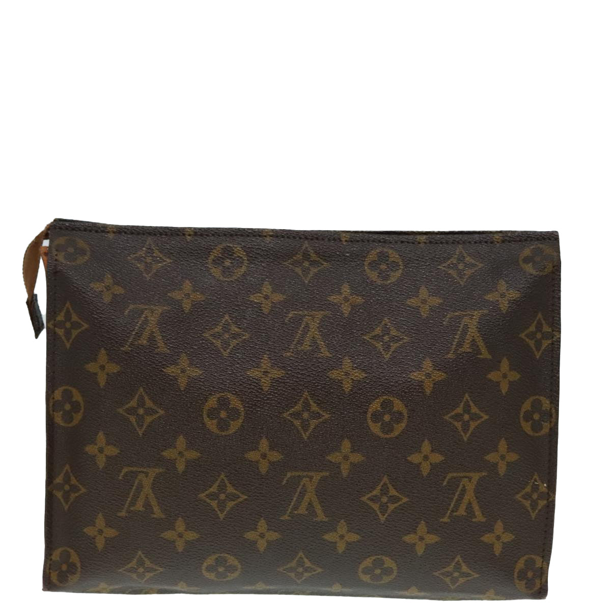 LOUIS VUITTON Monogram Poche Toilette 26 Pouch M47542 LV Auth 90554