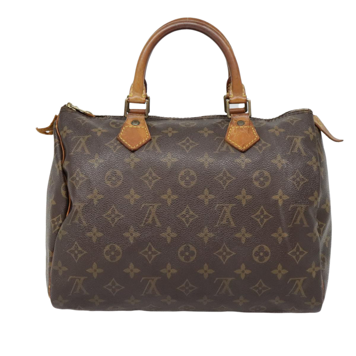 LOUIS VUITTON Monogram Speedy 30 Hand Bag M41526 LV Auth 90597