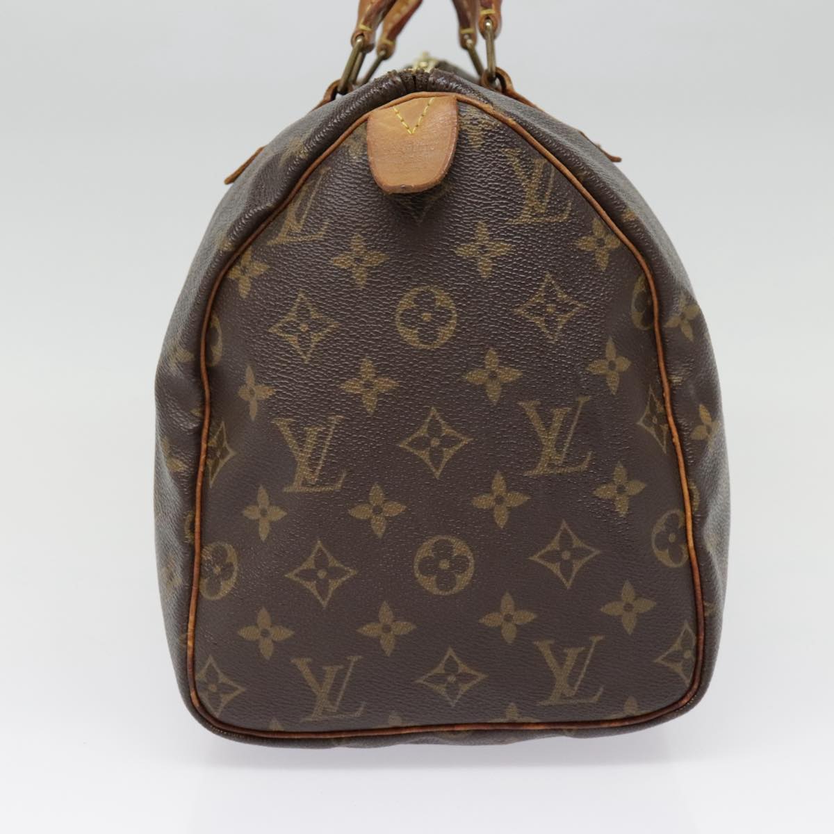 LOUIS VUITTON Monogram Speedy 30 Hand Bag M41526 LV Auth 90597