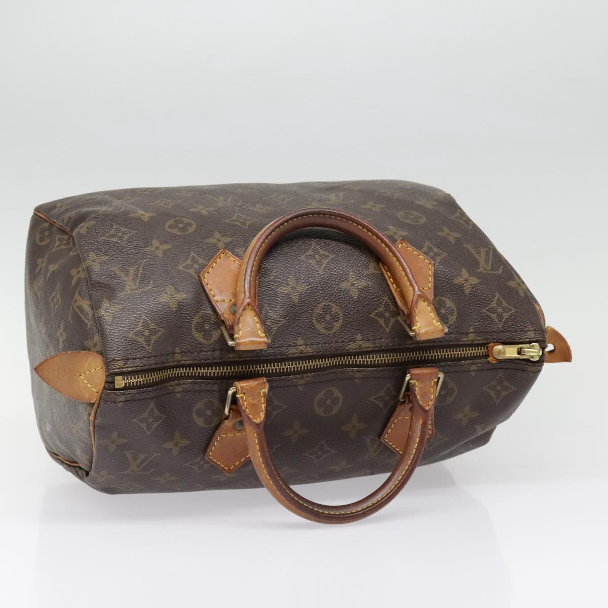 LOUIS VUITTON Monogram Speedy 30 Hand Bag M41526 LV Auth 90597