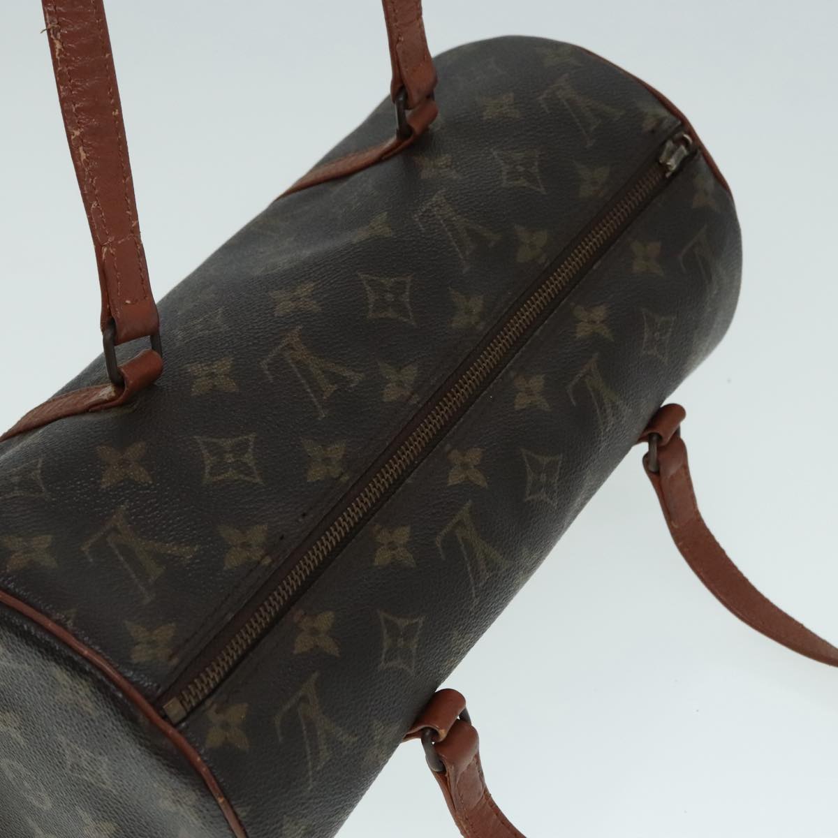 LOUIS VUITTON Monogram Papillon 30 Hand Bag M51385 LV Auth 90609