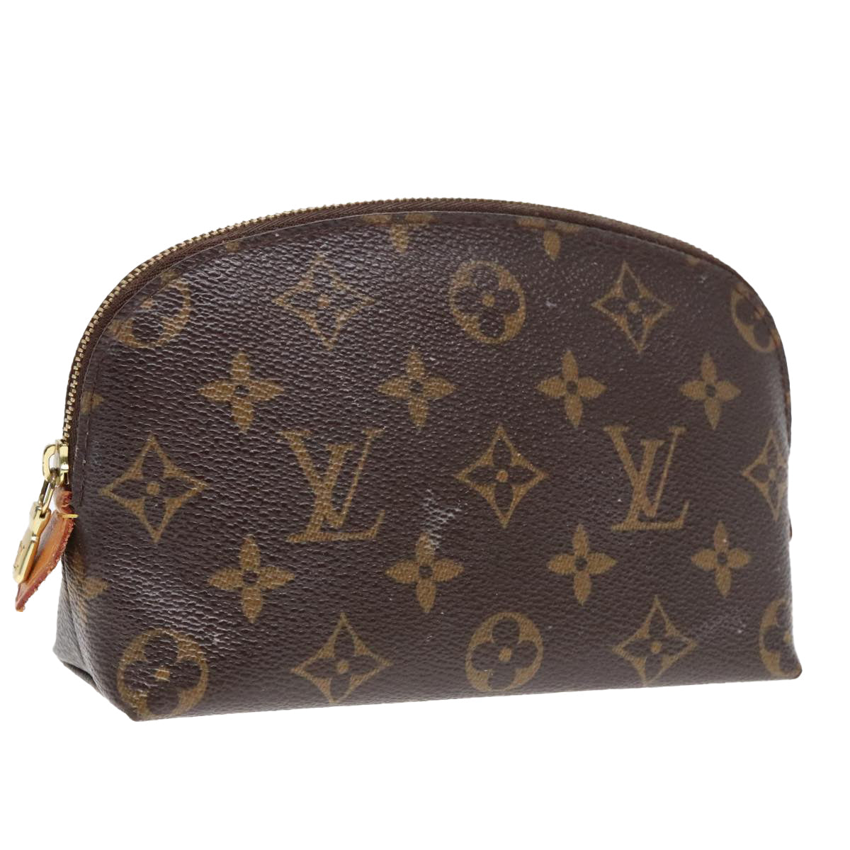 LOUIS VUITTON Monogram Pochette Cosmetic PM Cosmetic Pouch M47515 LV Auth 90622