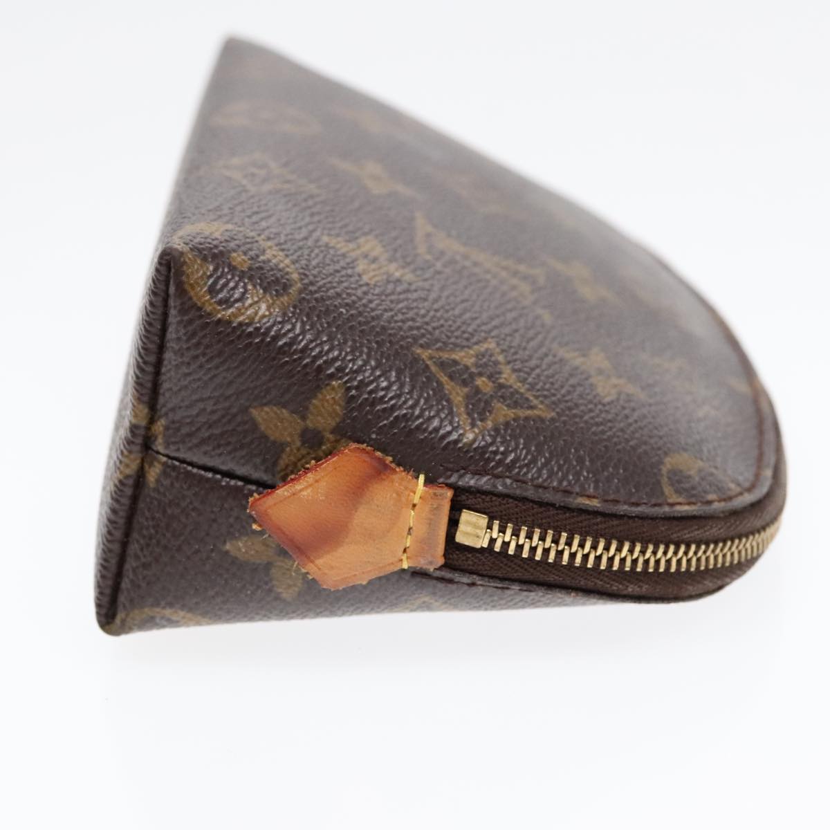 LOUIS VUITTON Monogram Pochette Cosmetic PM Cosmetic Pouch M47515 LV Auth 90622