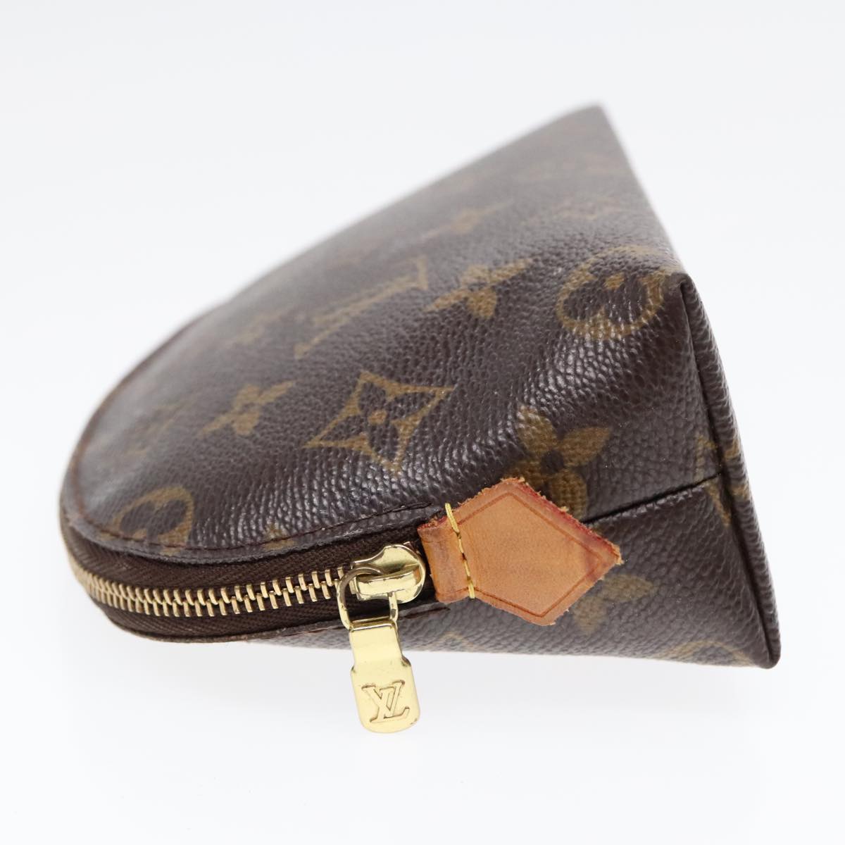 LOUIS VUITTON Monogram Pochette Cosmetic PM Cosmetic Pouch M47515 LV Auth 90622