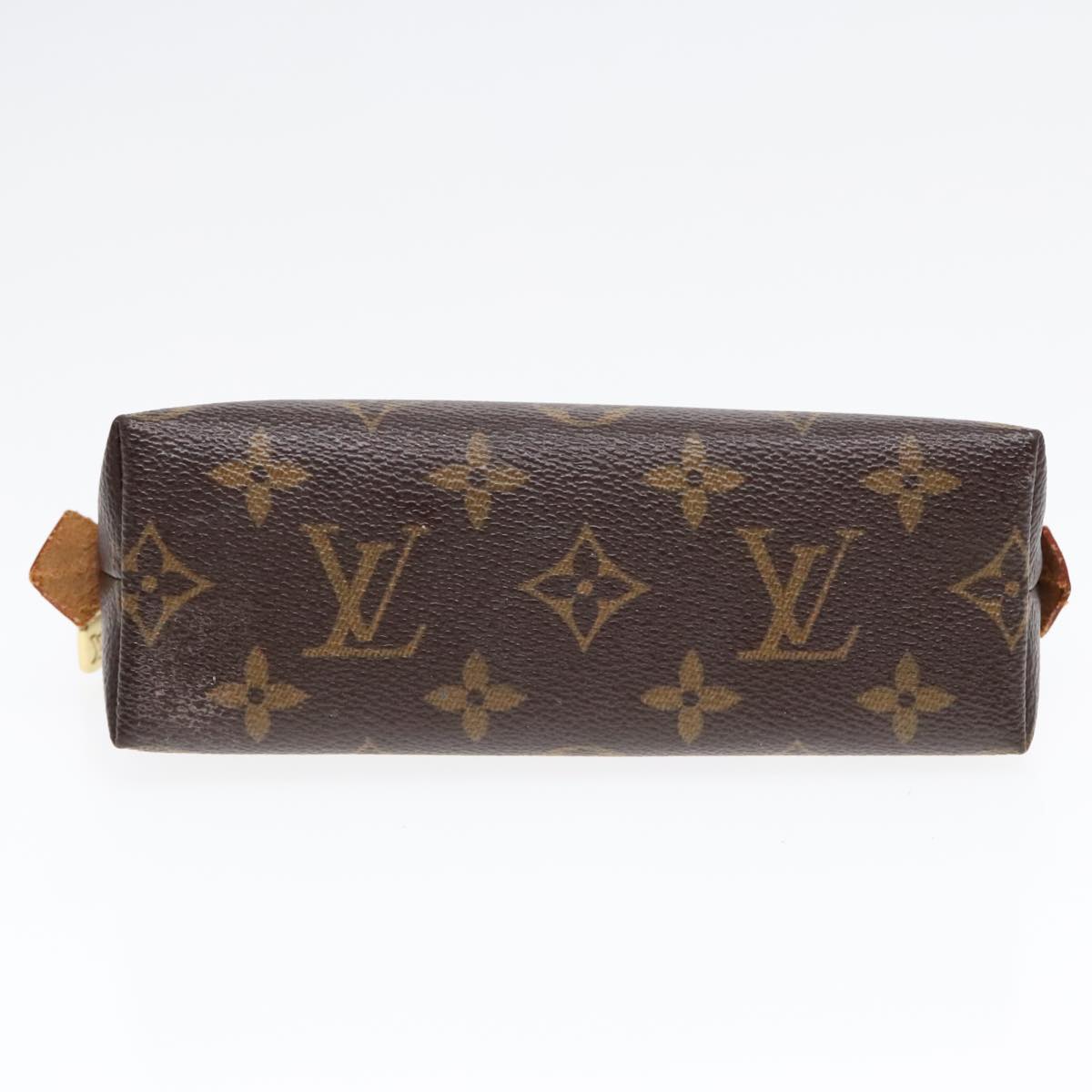 LOUIS VUITTON Monogram Pochette Cosmetic PM Cosmetic Pouch M47515 LV Auth 90622