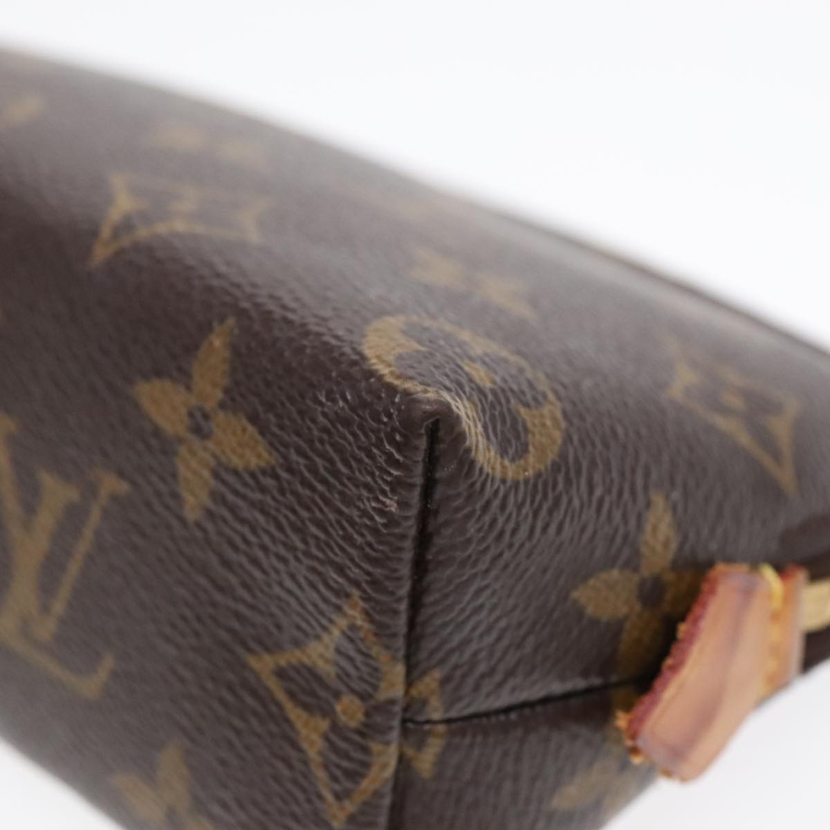 LOUIS VUITTON Monogram Pochette Cosmetic PM Cosmetic Pouch M47515 LV Auth 90622