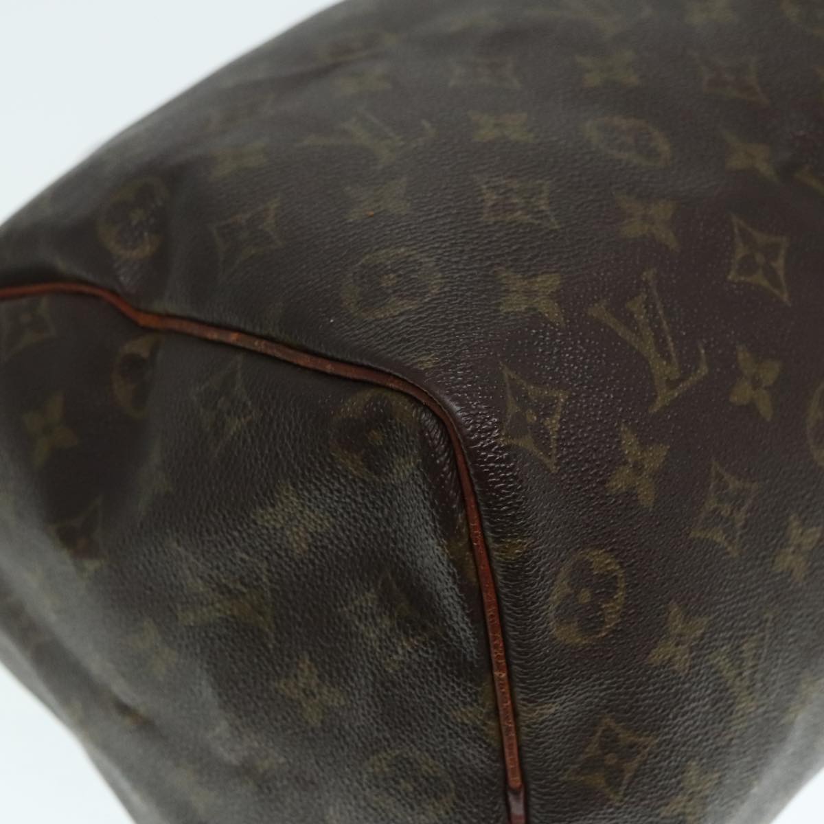 LOUIS VUITTON Monogram Speedy 35 Hand Bag M41524 LV Auth 90625