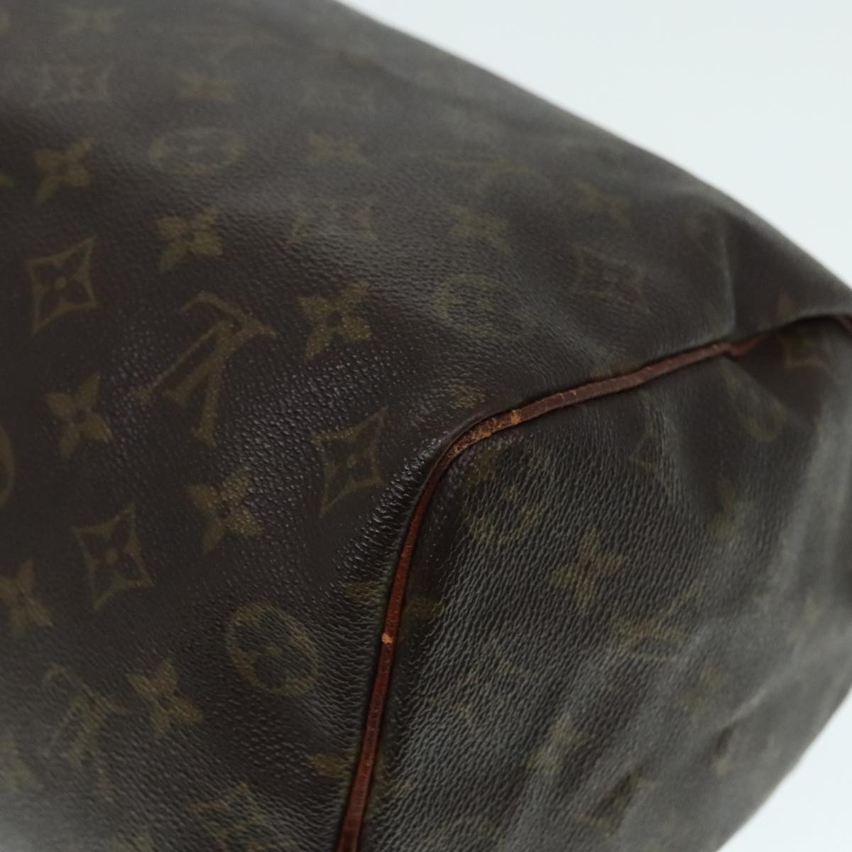 LOUIS VUITTON Monogram Speedy 35 Hand Bag M41524 LV Auth 90625