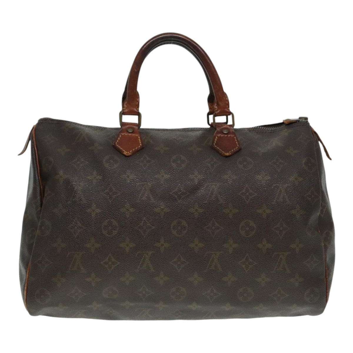 LOUIS VUITTON Monogram Speedy 35 Hand Bag M41524 LV Auth 90625