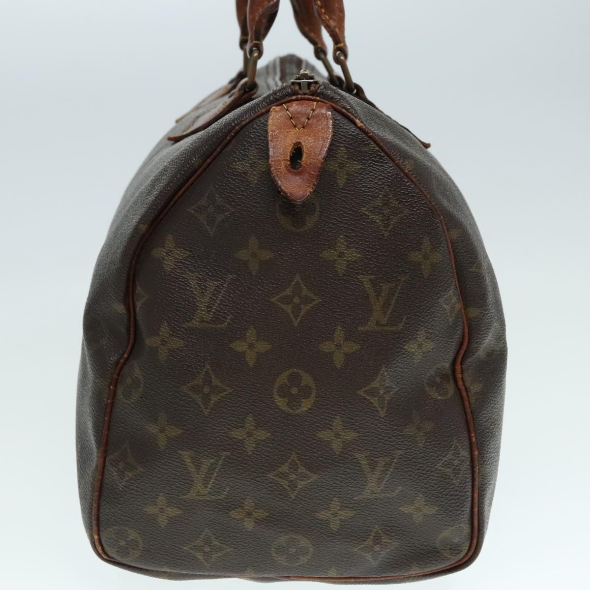 LOUIS VUITTON Monogram Speedy 35 Hand Bag M41524 LV Auth 90625