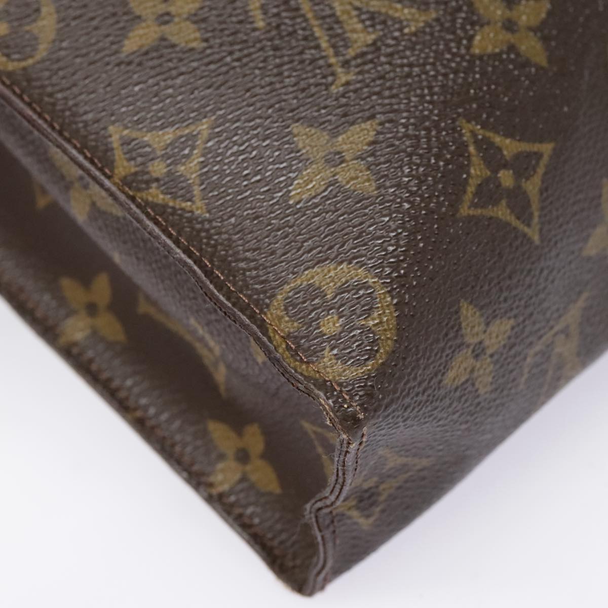 LOUIS VUITTON Monogram Poche Toilette 26 Pouch M47542 LV Auth 90650