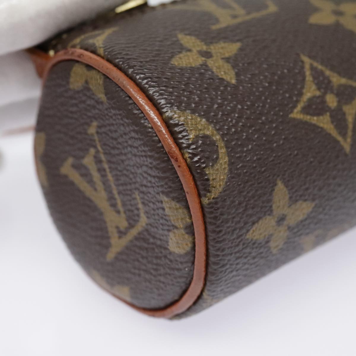 LOUIS VUITTON Monogram Papillon Pouch LV Auth 90664