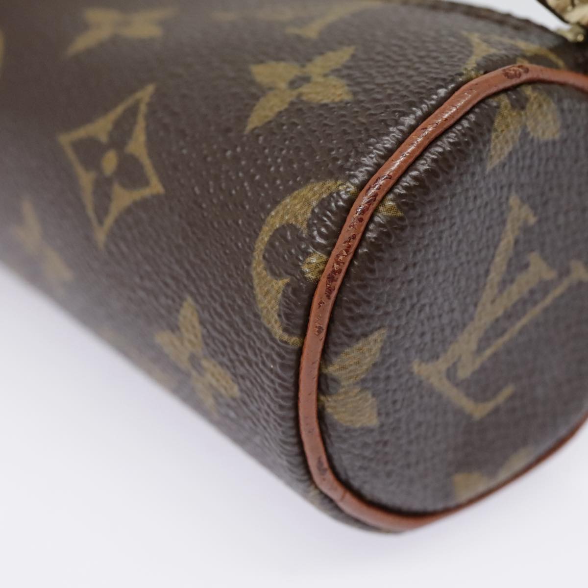 LOUIS VUITTON Monogram Papillon Pouch LV Auth 90664