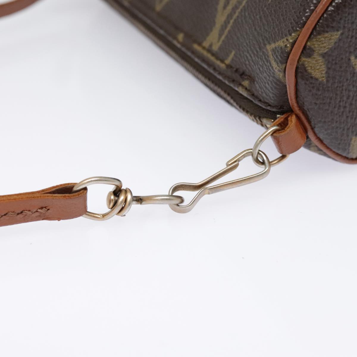 LOUIS VUITTON Monogram Papillon Pouch LV Auth 90664