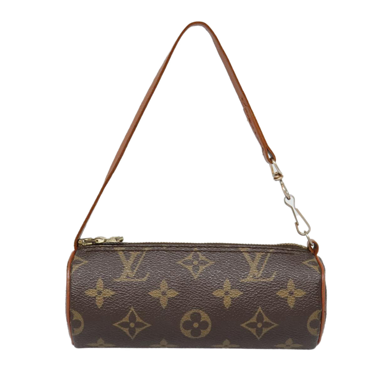 LOUIS VUITTON Monogram Papillon Pouch LV Auth 90664