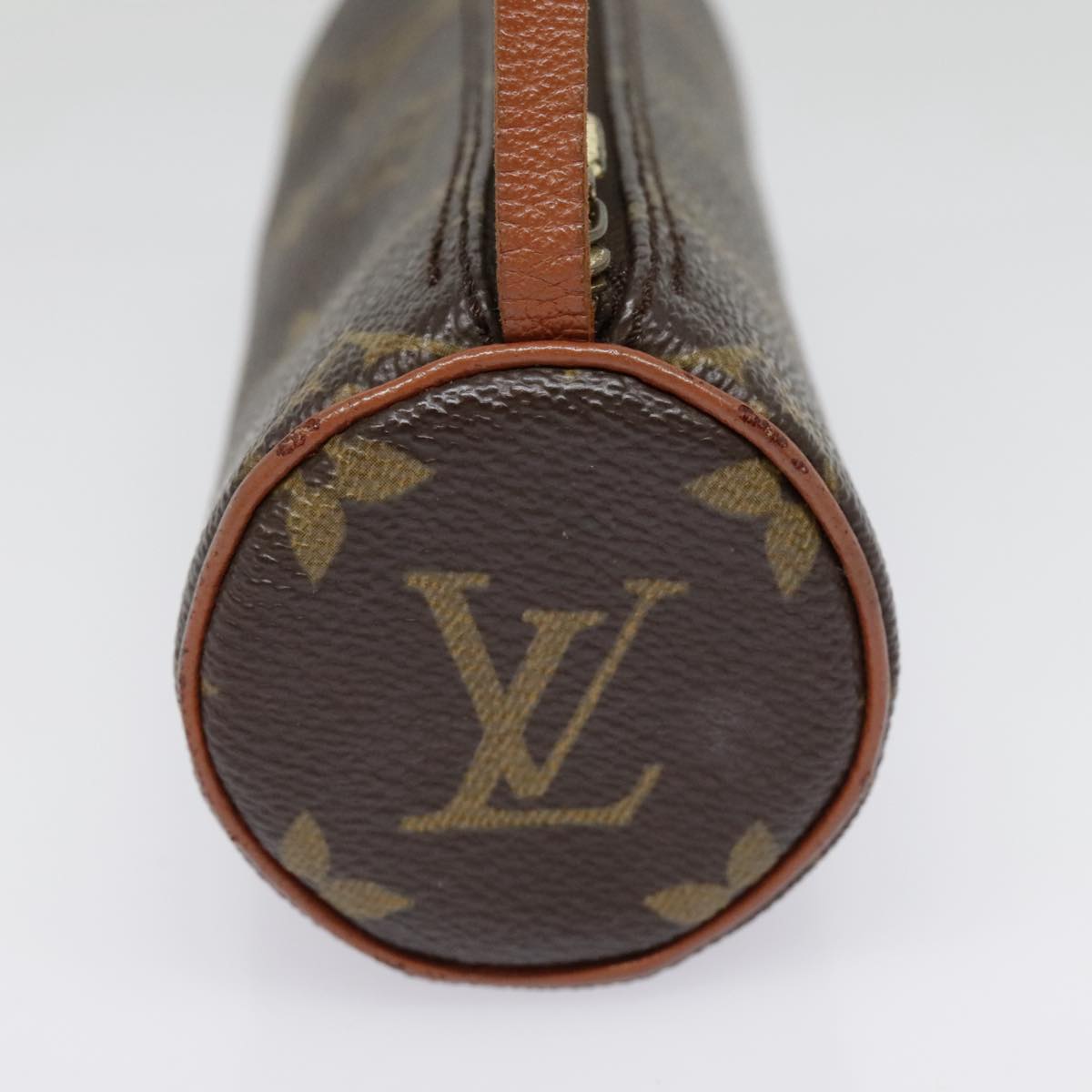 LOUIS VUITTON Monogram Papillon Pouch LV Auth 90664