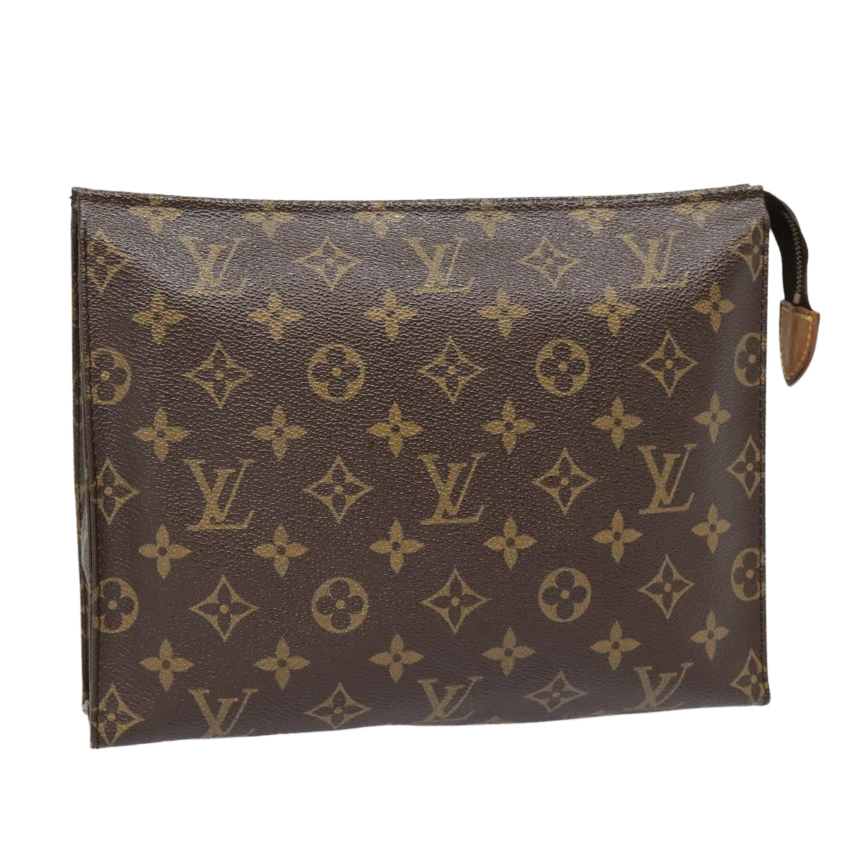 LOUIS VUITTON Monogram Poche Toilette 26 Pouch M47542 LV Auth 90693