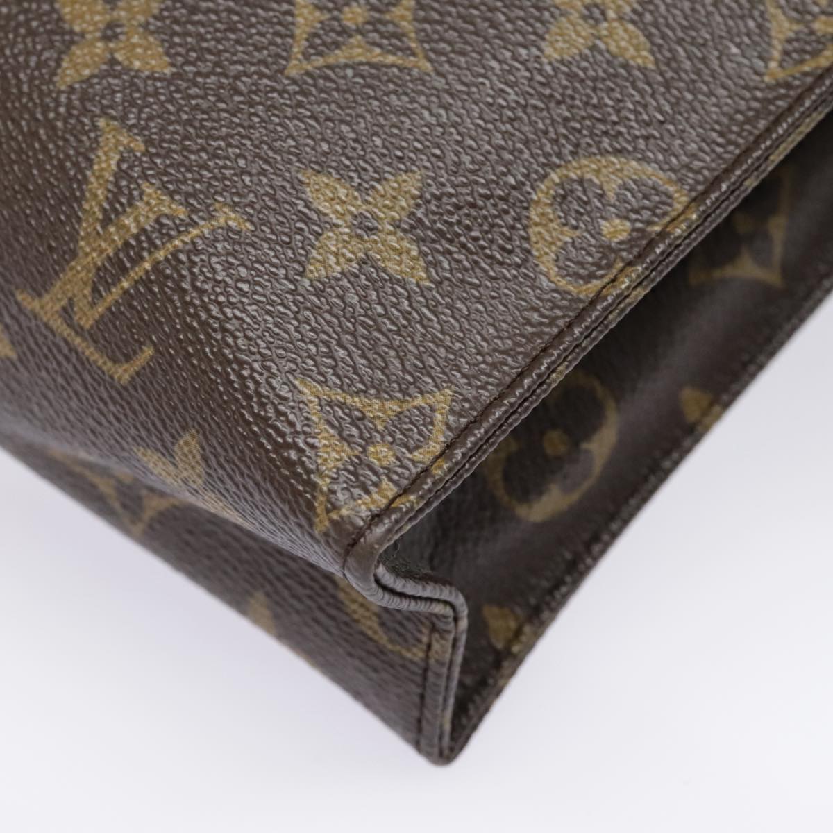 LOUIS VUITTON Monogram Poche Toilette 26 Pouch M47542 LV Auth 90693