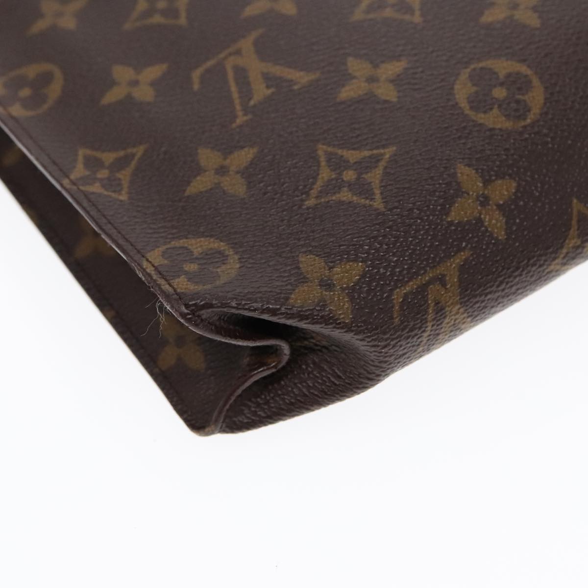 LOUIS VUITTON Monogram Poche Toilette 26 Pouch M47542 LV Auth 90720