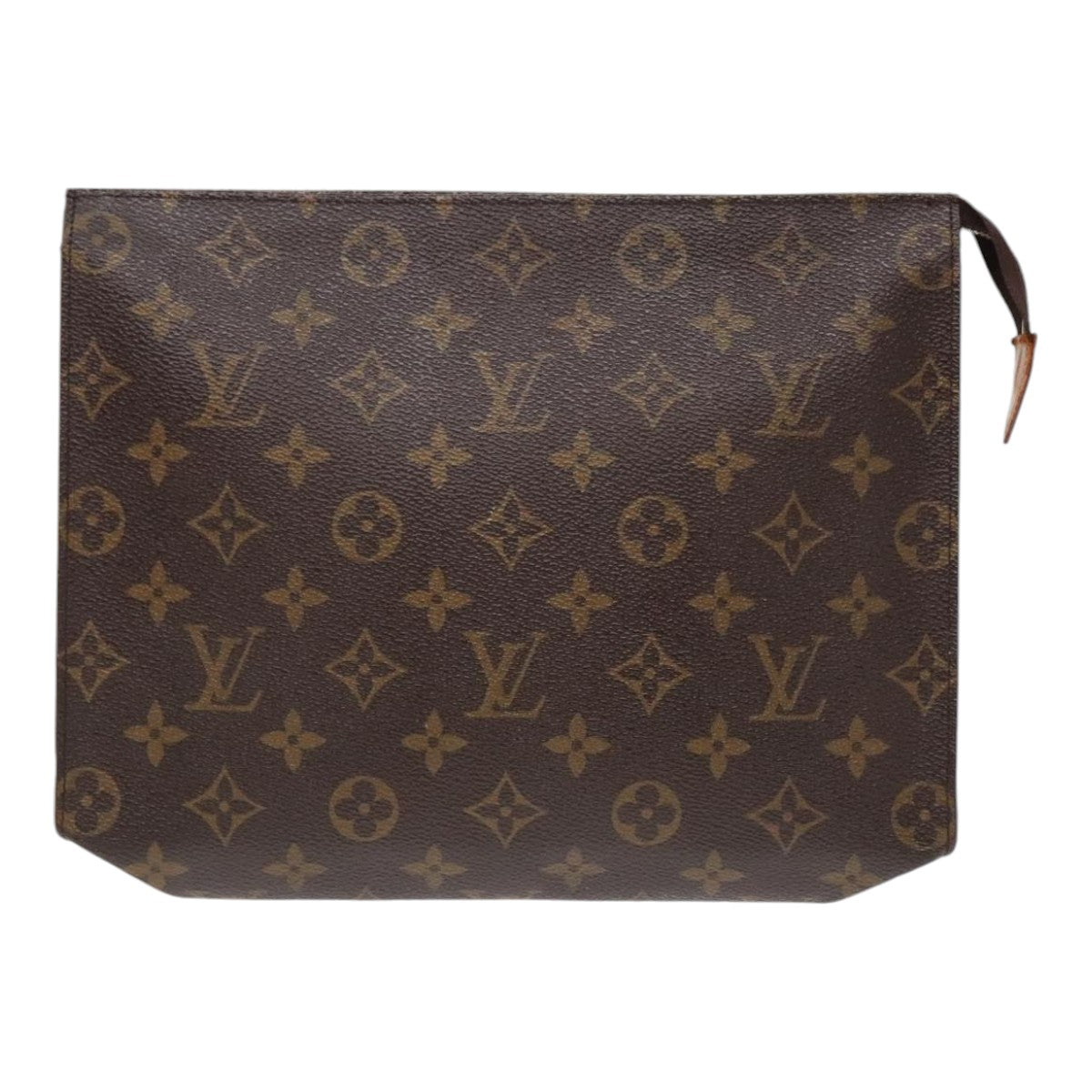 LOUIS VUITTON Monogram Poche Toilette 26 Pouch M47542 LV Auth 90720