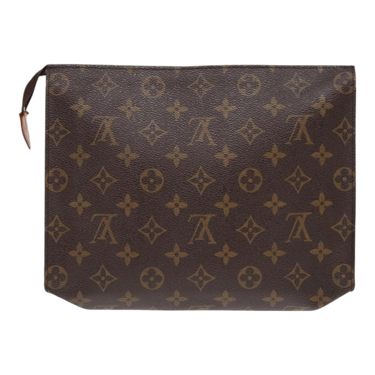 LOUIS VUITTON Monogram Poche Toilette 26 Pouch M47542 LV Auth 90720