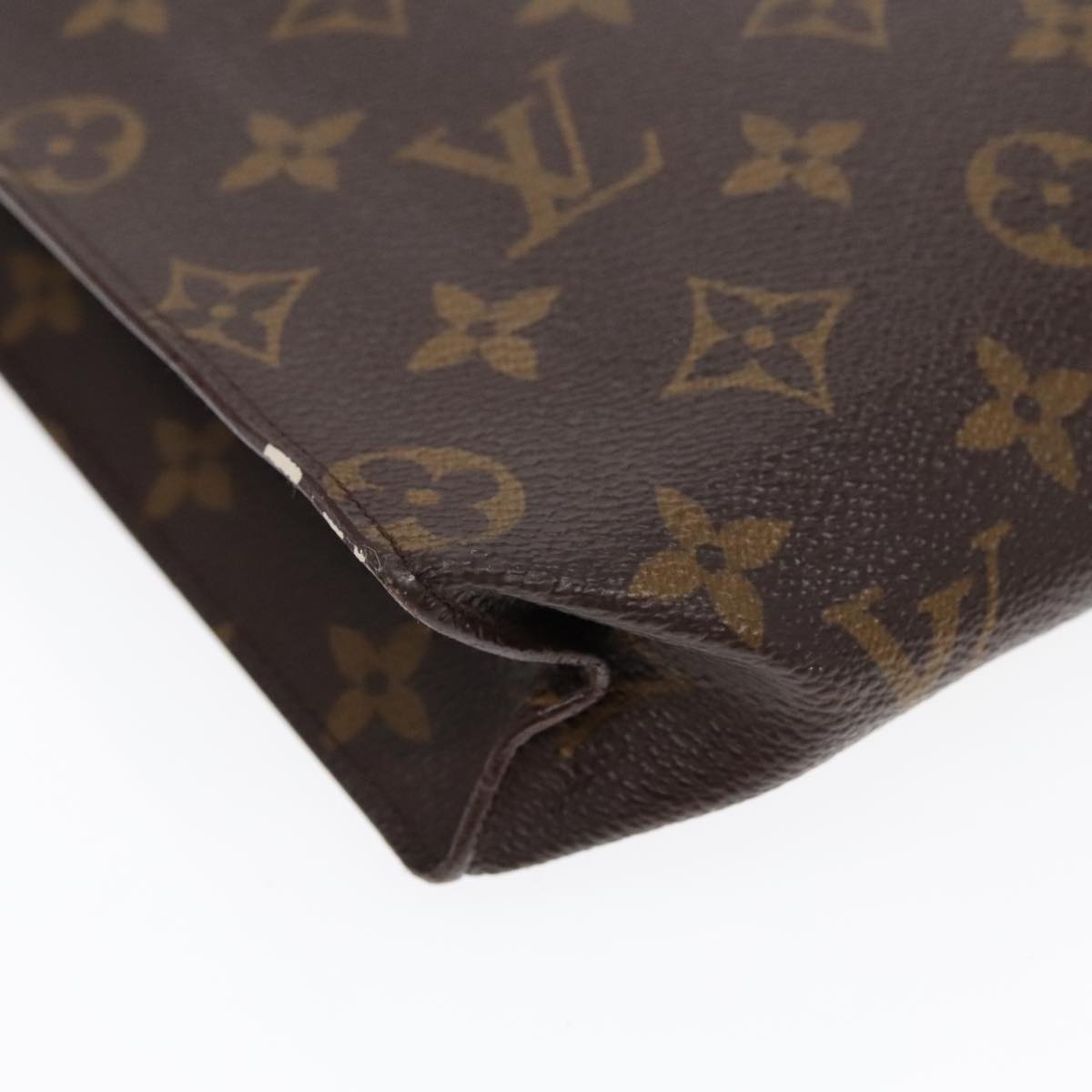 LOUIS VUITTON Monogram Poche Toilette 26 Pouch M47542 LV Auth 90720