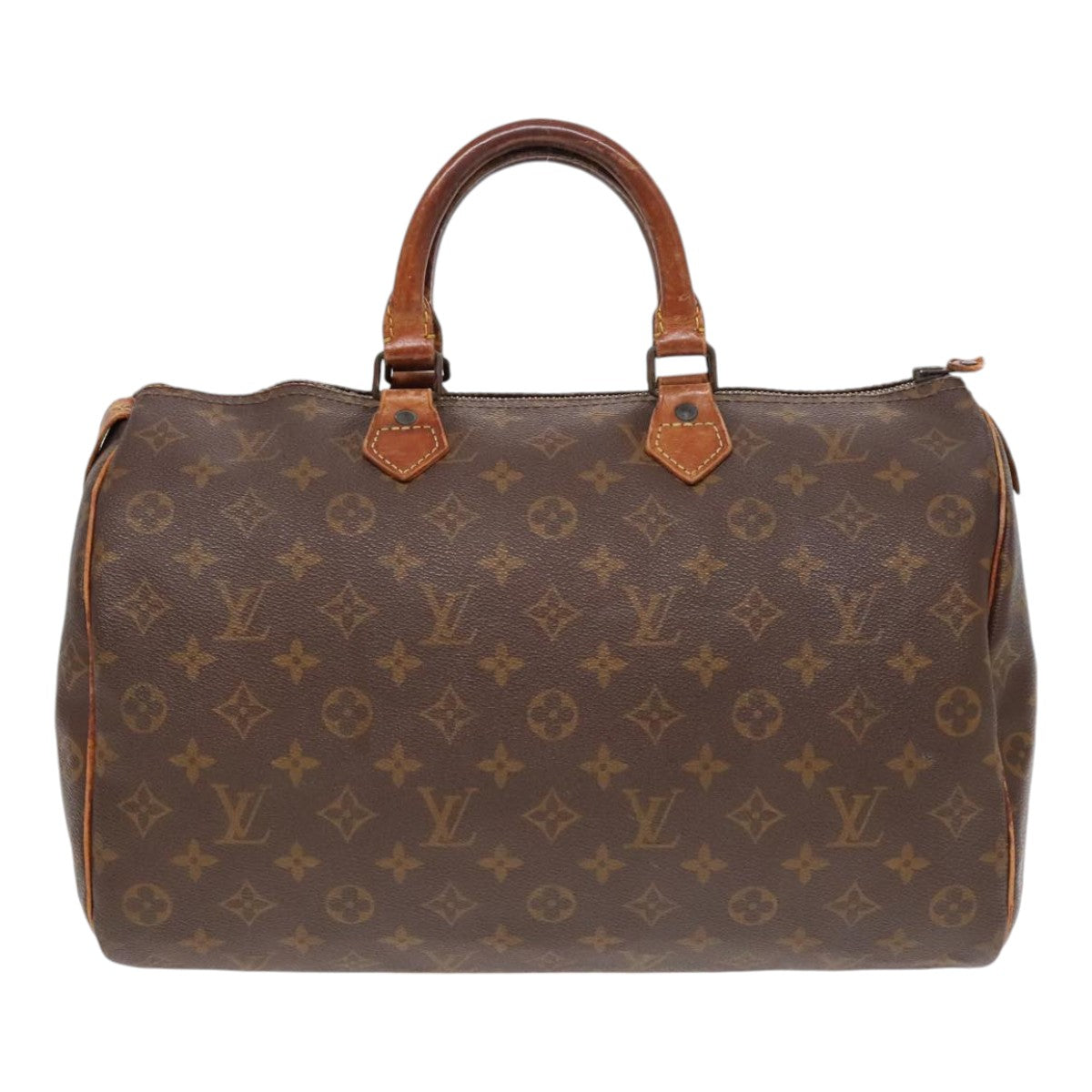 LOUIS VUITTON Monogram Speedy 35 Hand Bag Vintage M41524 LV Auth 90745